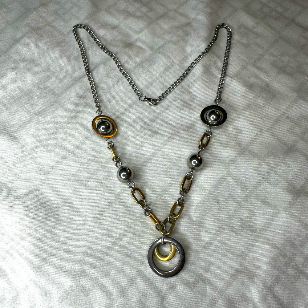 Lovely gold and silver fashion jewelry